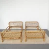 Pamono Bamboo Bed attributed to Franca Helg, 1960s