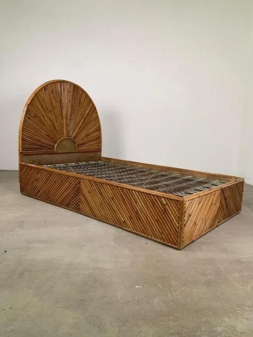 Pamono Bamboo Bed, Italy, 1960s Discount