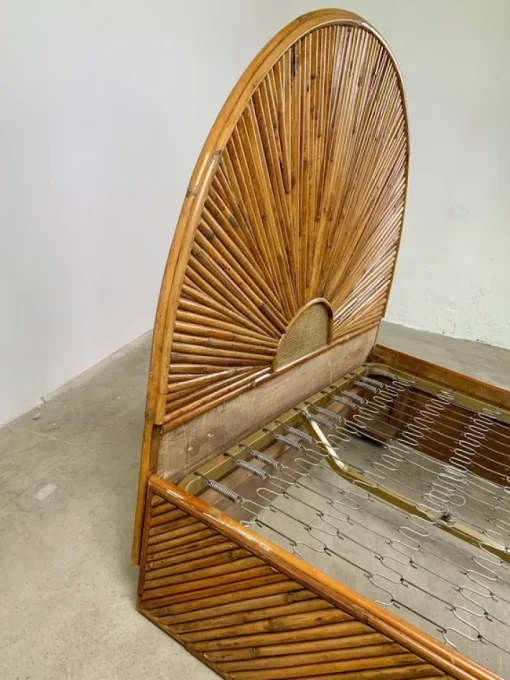 Pamono Bamboo Bed, Italy, 1960s Discount