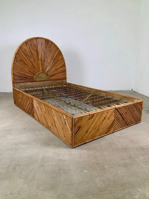 Pamono Bamboo Bed, Italy, 1960s Discount