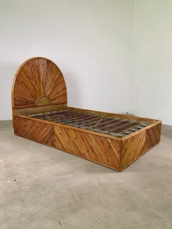Pamono Bamboo Bed, Italy, 1960s Discount