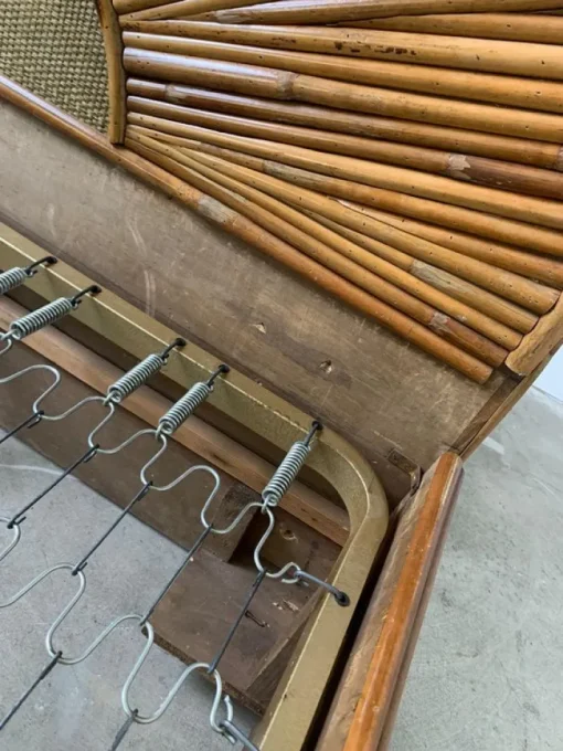 Pamono Bamboo Bed, Italy, 1960s Discount