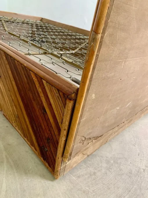 Pamono Bamboo Bed, Italy, 1960s Discount