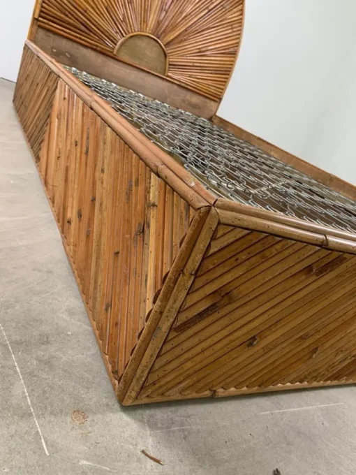 Pamono Bamboo Bed, Italy, 1960s Discount