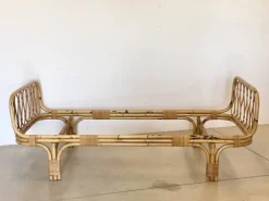Pamono Bamboo Bed, 1970s Sale
