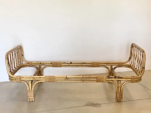 Pamono Bamboo Bed, 1970s Sale