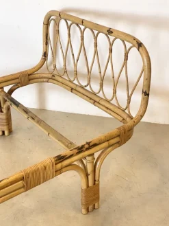 Pamono Bamboo Bed, 1970s Sale