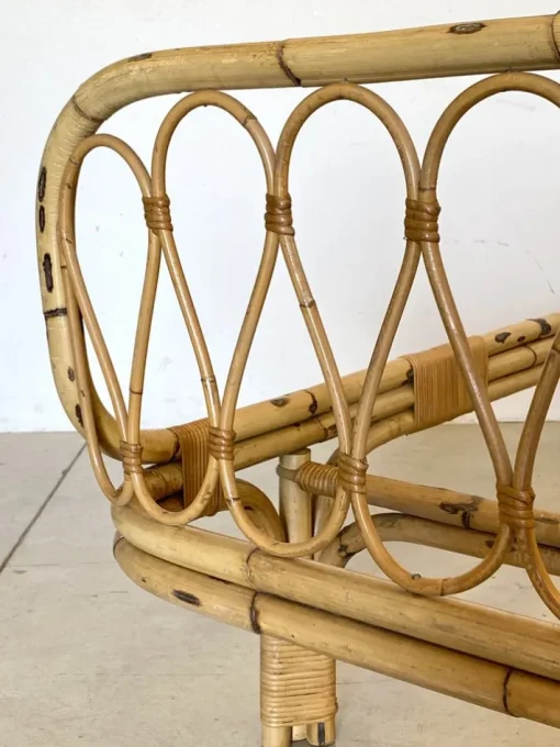 Pamono Bamboo Bed, 1970s Sale