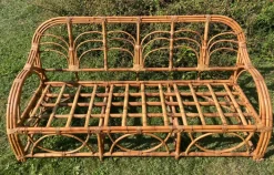 Pamono Bamboo Living Room in the style of Vivaï Del Sud, 1960s, Set of 4 Sale