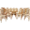 Pamono Bamboo Living Room Set by Giusto Puri Purini, 1950s, Set of 10 Online