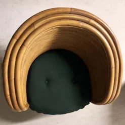 Pamono Bamboo Rattan Lounge Chairs from Rausch, Set of 3 Sale