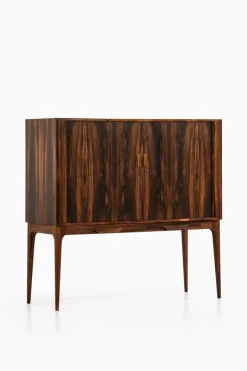 Pamono Bar Cabinet with Tambour Doors in Rosewood and Glass attributed to Kurt Østervig, 1960s Outlet