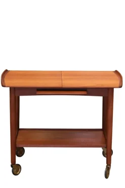 Pamono Bar Cart in Teak by Mogens Hansen, Denmark, 1960s Hot