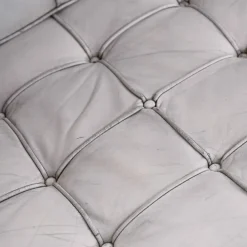 Pamono Barcelona Chair in Off-White Leather by Mies van der Rohe for Knoll Inc / Knoll International, 1960s Best