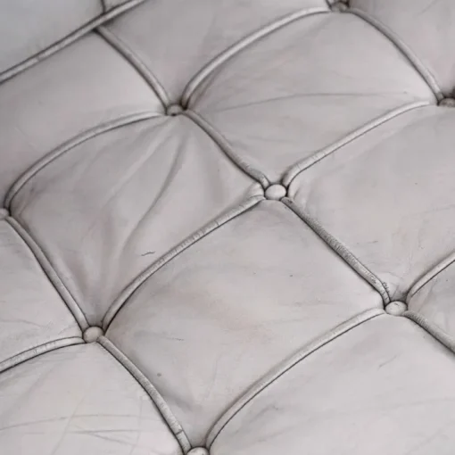 Pamono Barcelona Chair in Off-White Leather by Mies van der Rohe for Knoll Inc / Knoll International, 1960s Best
