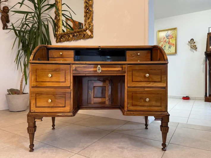 Pamono Baroque Rolling Shutter Secretary, 1780s