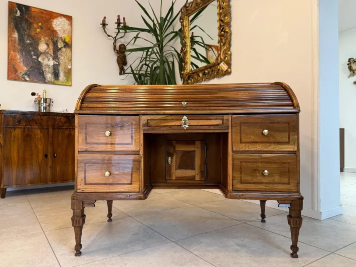 Pamono Baroque Rolling Shutter Secretary, 1780s