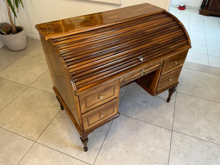Pamono Baroque Rolling Shutter Secretary, 1780s