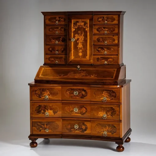 Pamono Baroque Secretaire in Walnut Discount