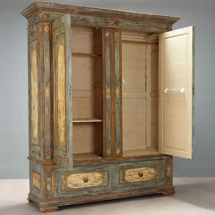 Pamono Baroque Style Lacquered Wood Wardrobe Discount