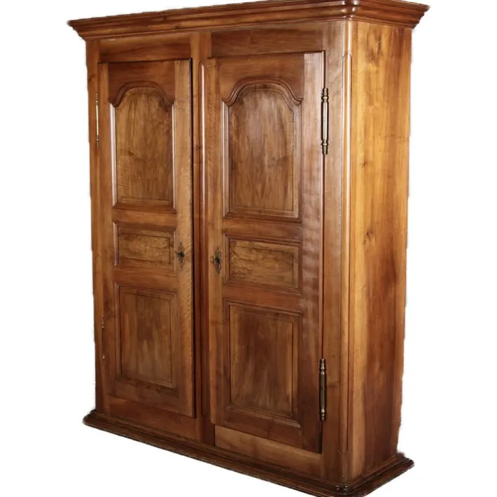 Pamono Baroque Wardrobe in Walnut, Freiburg, Switzerland, 1800s Clearance