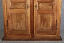Pamono Baroque Wardrobe in Walnut, Freiburg, Switzerland, 1800s Clearance