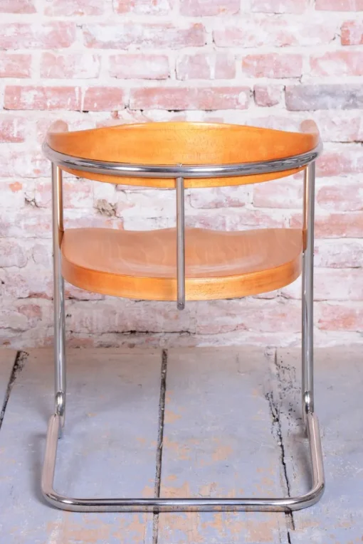 Pamono Bauhaus Armchair in Beech by Ladislav Žák, 1930s Discount