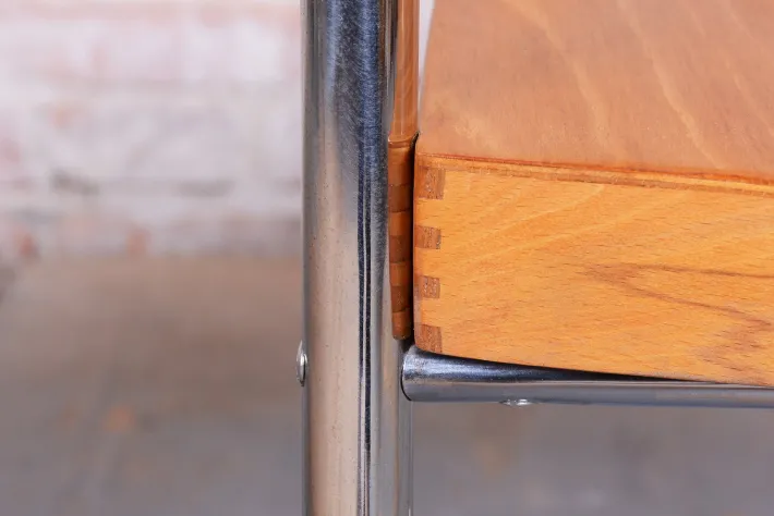 Pamono Bauhaus Armchair in Beech by Ladislav Žák, 1930s Discount