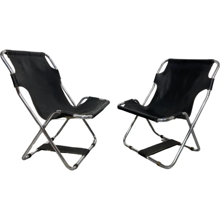 Pamono Bauhaus Folding Chairs, 1960s, Set of 2 Hot