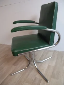 Pamono Bauhaus Maquet Office Chair in Steel Tube & Chrome, 1930s New
