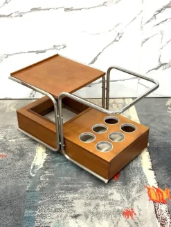 Pamono Bauhaus Serving Trolley by Marcel Breuer, 1970s Clearance