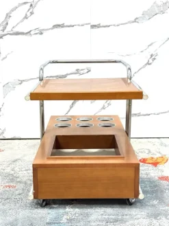Pamono Bauhaus Serving Trolley by Marcel Breuer, 1970s Clearance
