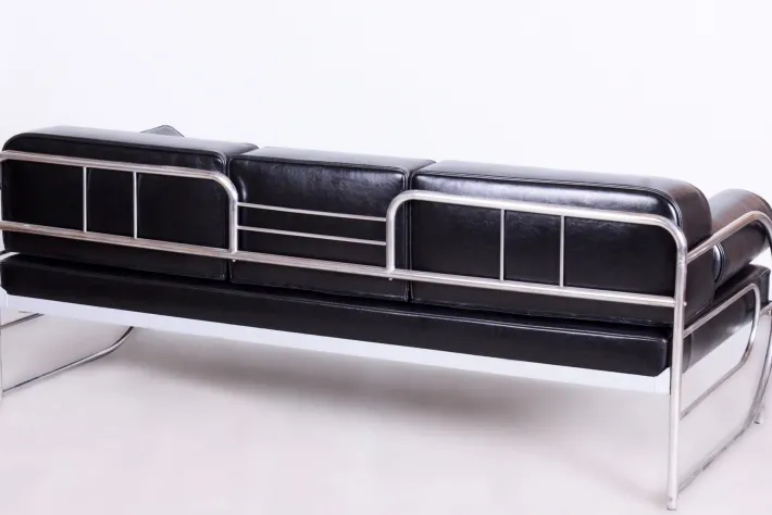 Pamono Bauhaus Sofa by Robert Slezak, 1930s New
