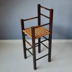 Pamono Bauhaus Style Children's Chair with Rope Seat, 1930s Online