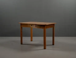 Pamono Bauhaus Table Made of Beech Wood with Linoleum, 1930s Clearance
