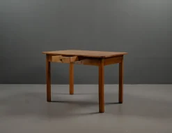 Pamono Bauhaus Table Made of Beech Wood with Linoleum, 1930s Clearance