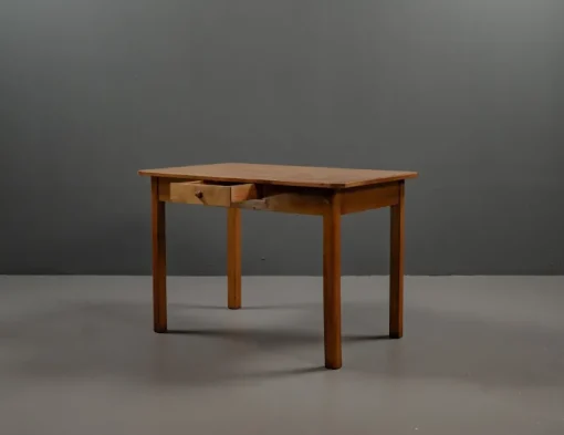 Pamono Bauhaus Table Made of Beech Wood with Linoleum, 1930s Clearance