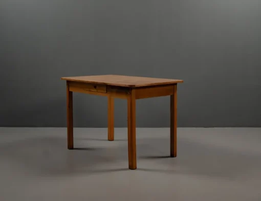 Pamono Bauhaus Table Made of Beech Wood with Linoleum, 1930s Clearance