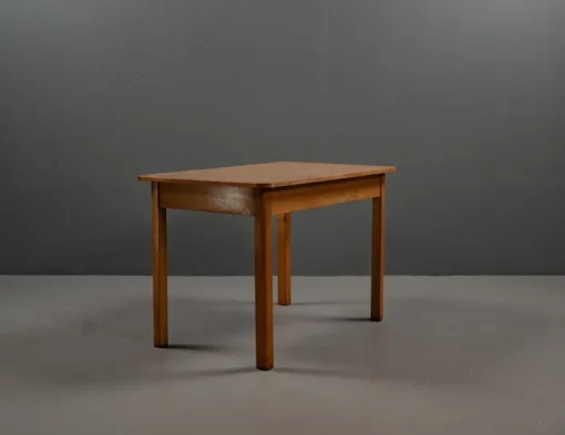 Pamono Bauhaus Table Made of Beech Wood with Linoleum, 1930s Clearance