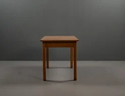 Pamono Bauhaus Table Made of Beech Wood with Linoleum, 1930s Clearance