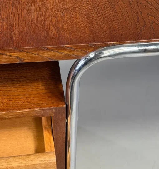 Pamono Bauhaus Tubular Chrome Desk, 1930s