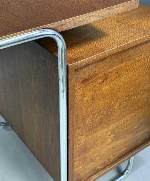 Pamono Bauhaus Tubular Chrome Desk, 1930s