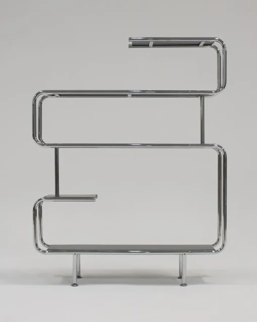 Pamono Bauhaus Tubular Shelving Unit, 1970s Outlet