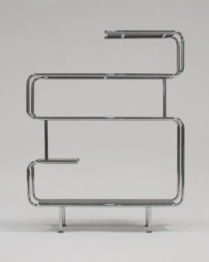 Pamono Bauhaus Tubular Shelving Unit, 1970s Outlet