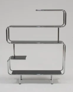 Pamono Bauhaus Tubular Shelving Unit, 1970s Outlet