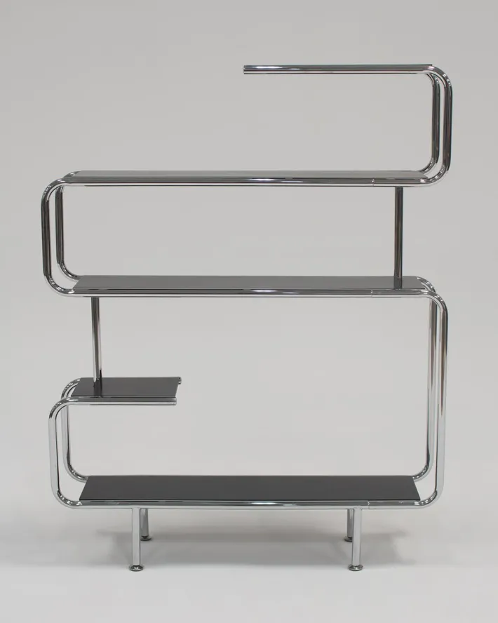 Pamono Bauhaus Tubular Shelving Unit, 1970s Outlet