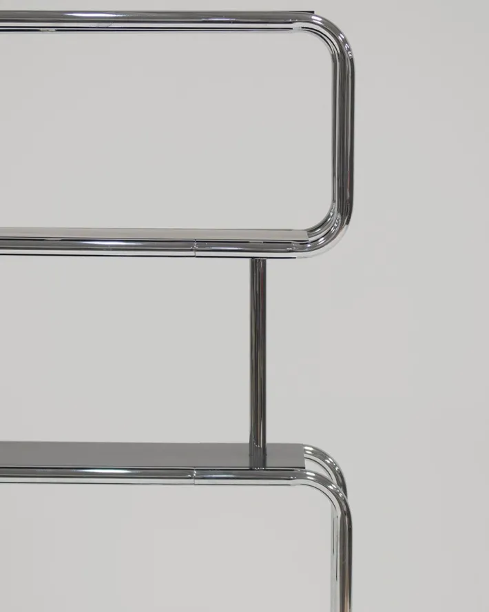 Pamono Bauhaus Tubular Shelving Unit, 1970s Outlet
