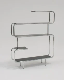 Pamono Bauhaus Tubular Shelving Unit, 1970s Outlet