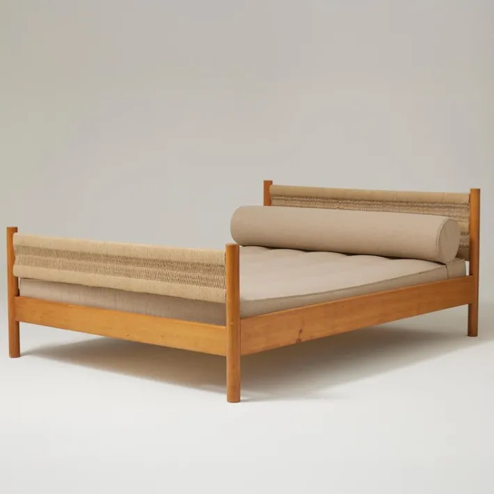 Pamono Bed attributed to Charlotte Perriand for Meribel, 1950s Clearance
