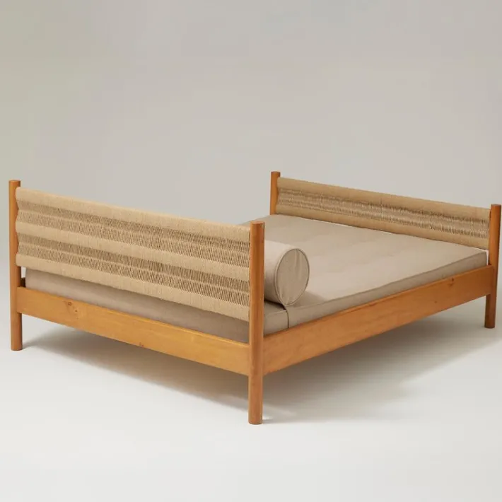Pamono Bed attributed to Charlotte Perriand for Meribel, 1950s Clearance